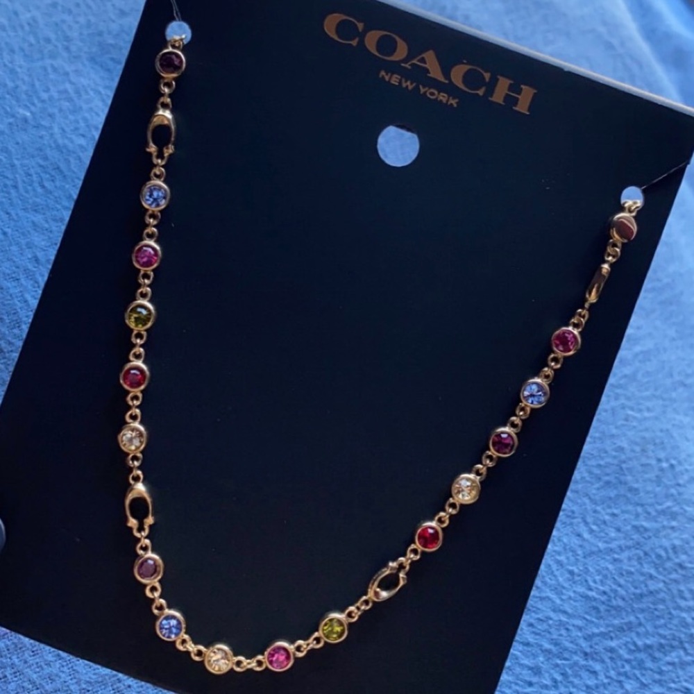 Coach Tennis Necklace
